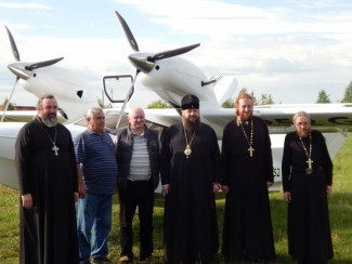 Пензенские священники совершили первый воздушный крестный ход
