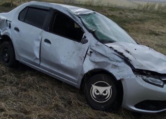 Жесткая авария под Пензой: иномарка вылетела с дороги. ФОТО