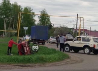 Жесткое ДТП в Пензенской области: машина вылетела в кювет и опрокинулась