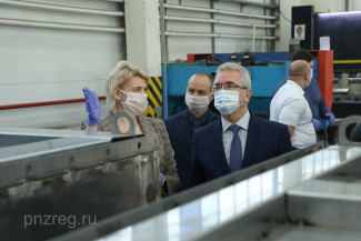 Пензенский губернатор оценил новые дезинфицирующие тоннели