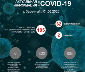 Актуальные данные по COVID-19 в Заречном Пензенской области