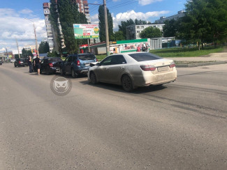 Массовая авария в Пензе: проспект Строителей стоит в пробке