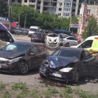В Пензе в страшной аварии изуродовало две машины