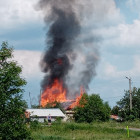 В Пензенской области домом овладело адское пламя