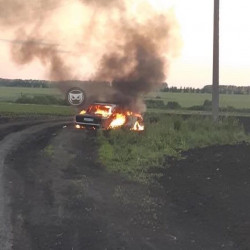 В Пензенской области взорвался автомобиль 