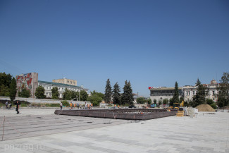 В Пензе подходит к концу реконструкция Фонтанной площади