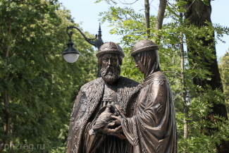 В Пензе открыли памятник святым Петру и Февронии