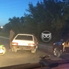 В районе Пензы-2 случилась авария с «девяткой» и мотоциклом
