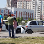 На улице Антонова в Пензе столкнулись две иномарки