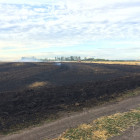 В Кузнецком районе из-за трактора загорелось поле