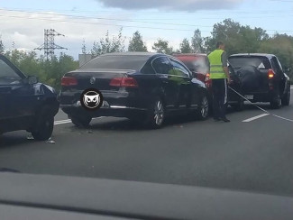 Внимание! На выезде из Пензы образовалась гигантская пробка