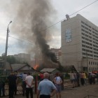 В Пензе на Кузнецкой вспыхнул частный дом