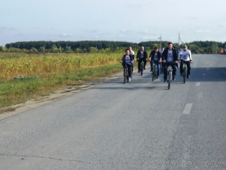 В Пензе около 300 человек отправились на работу на велосипеде