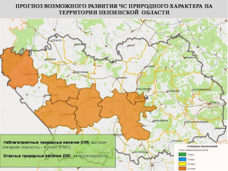 Высокая пожароопасность прогнозируется в 5 районах Пензенской области