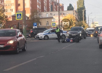 В Пензе подросток на мотоцикле сбил пожилого мужчину