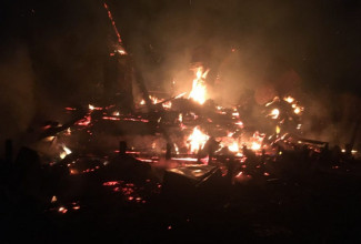 В Пензенской области в сгоревшем доме обнаружен труп мужчины