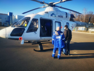 В Пензу шесть пациентов из области доставили  на вертолете