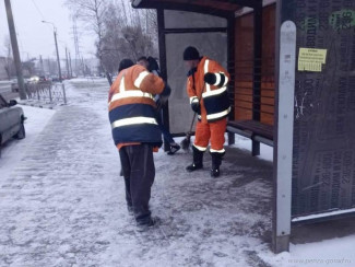 Пензенские коммунальщики вышли на борьбу со снегопадом