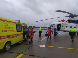В Пензенской области за два месяца вертолет санавиации уже 15 раз отправлялся на помощь тяжелобольным жителям