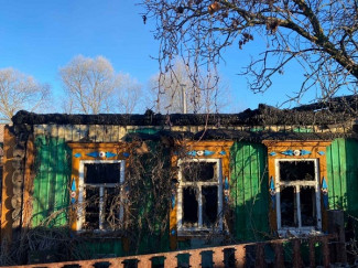В Каменском районе Пензенской области вспыхнул жилой дом