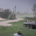 В Пензенской области местные жители наблюдали бурю