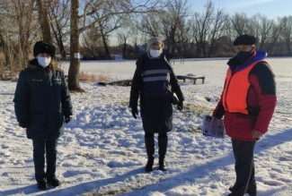 Пензенцам напомнили об опасности выхода на лед