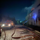 В Пензенской области пожар на спичечной фабрике тушили 42 человека