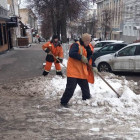За сутки в Пензе вывозят около четырех тысяч кубометров снега