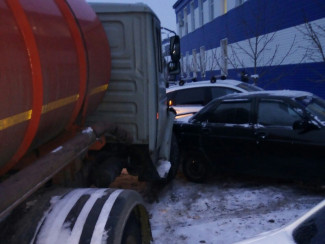В Пензенской области ассенизаторская машина устроила массовое ДТП