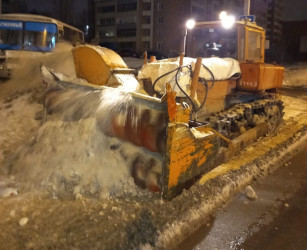 За последние сутки с улиц Пензы вывезли более 8 тысяч кубометров снега