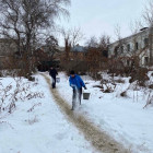 В Ленинском районе Пензы привели в порядок пешеходные зоны