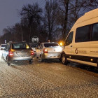 На улице Тухачевского в Пензе столкнулись сразу три машины