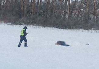 В Пензенской области нашли лежащий на снегу труп мужчины