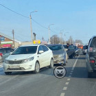 Под Пензой образовалась огромная пробка из-за тройного ДТП