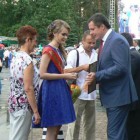 Мэр Заречного Вячеслав Гладков поздравил выпускников с окончанием школы