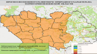 Высокая пожароопасность прогнозируется в большинстве районов Пензенской области