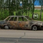 В селе под Пензой огонь уничтожил легковой автомобиль