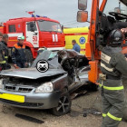 Жуткая авария под Пензой: машина превратилась в железный фарш. ФОТО