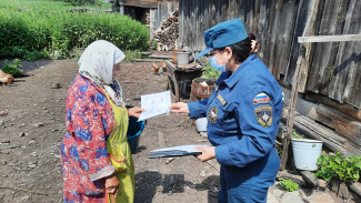 В Сосновоборском районе прошел рейд по пожарной безопасности