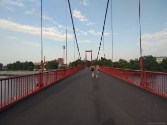 В Пензе обновили асфальтовое покрытие на мосту Дружбы