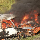 Ночью в селе под Пензой огонь уничтожил автомобиль
