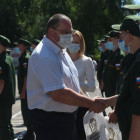 Олег Мельниченко проводил в армию призывников из Пензенской области