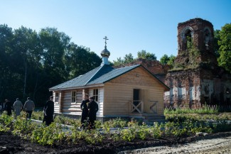 В Пензенской области освятили храм в честь расстрелянного священника еще при СССР