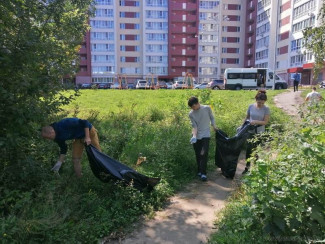 В Пензе состоялась уборка территорий города