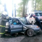 В Пензенской области произошла страшная авария. Мужчина стал «узником» своего автомобиля