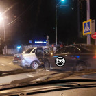 В Пензе ночью произошло два ДТП с легковушками