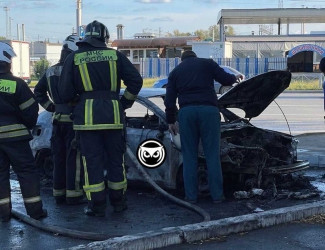 ЧП со сгоревшей иномаркой прокомментировали в пензенском ГУ МЧС