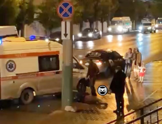 В центре Пензы водитель такси сбил пешехода – соцсети