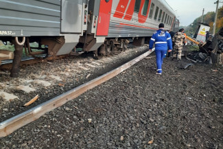 В Пензенской области три вагона пассажирского состава сошли с рельс