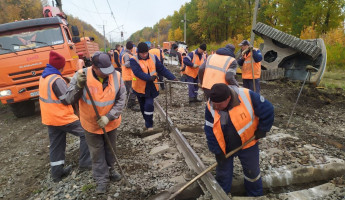 В Лунинском районе продолжаются работы по ликвидации ДТП с участием поезда
